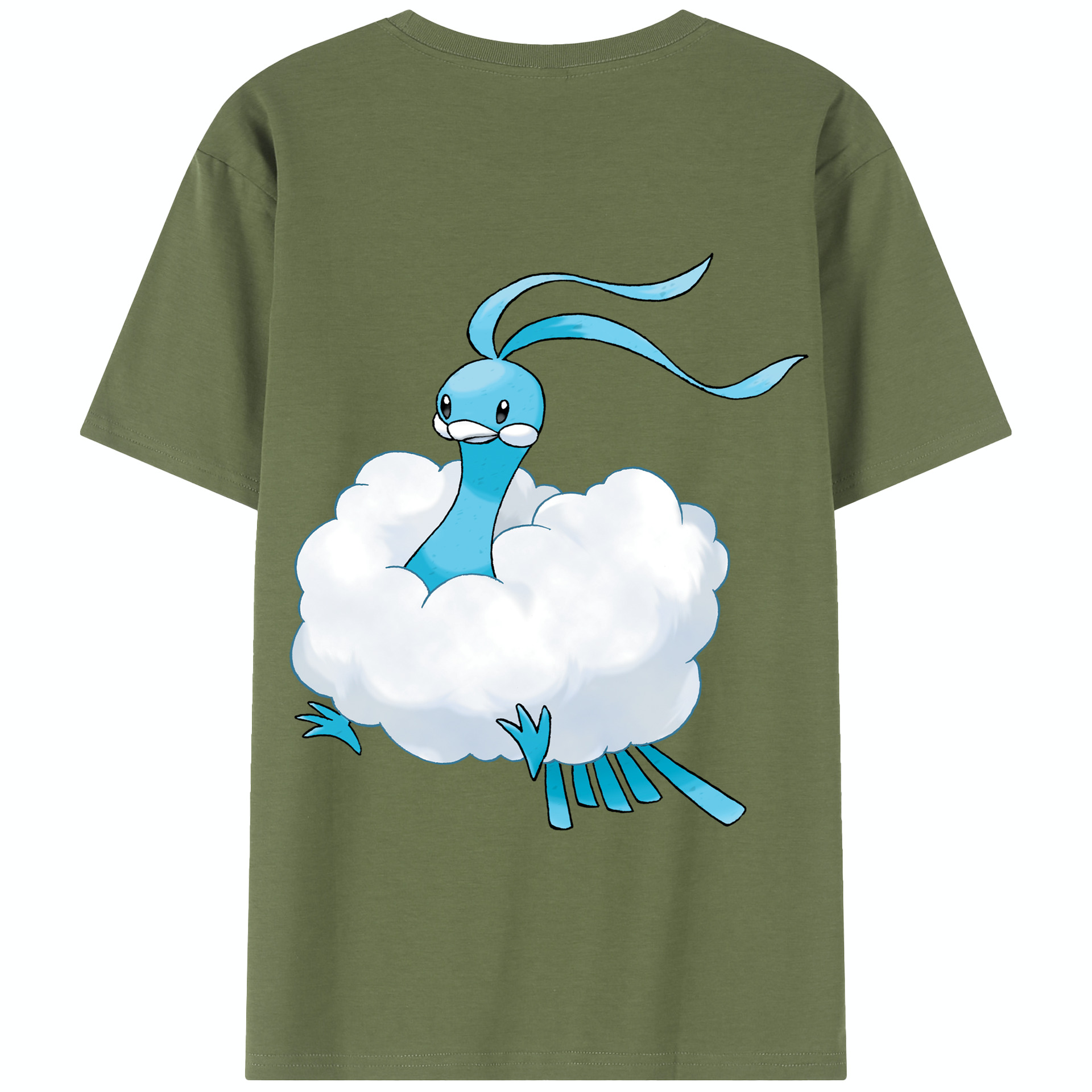 （画像用） ポケットモンスター Pokémon 綿100％半袖Tシャツ（背面プリント）
